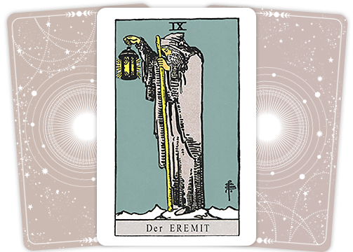 Die Tarotkarte „Der Eremit“